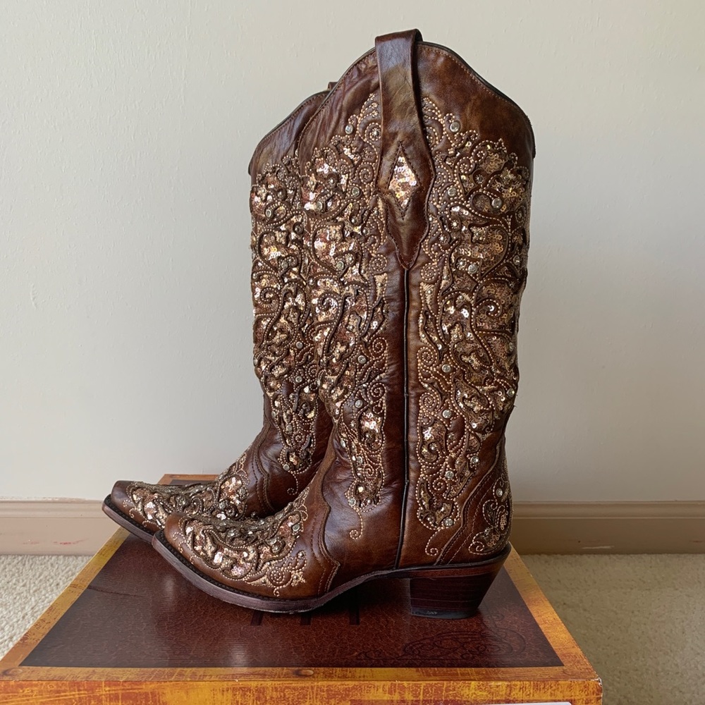 Corral Brown Cowboy Boots